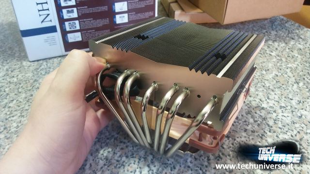 Noctua NH-C14S estetica e heatpipes