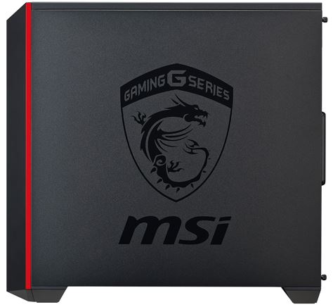 Logo MSI case PC gaming