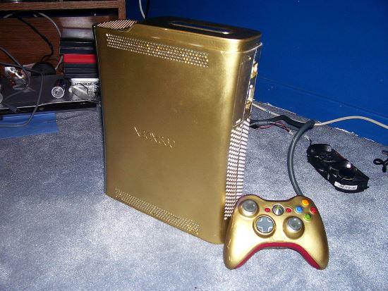 Xbox 360 modding color oro