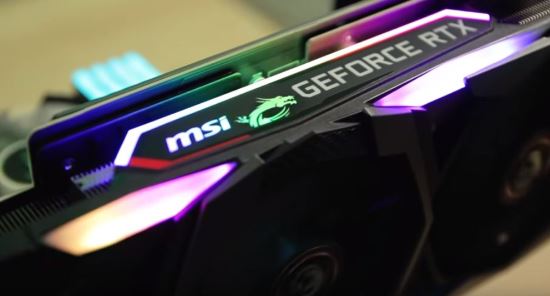 MSI GeForce RTX 2080 Gaming X Trio illuminazione a LED RGB