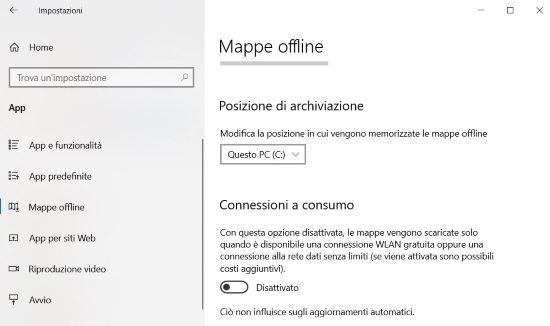 Mappe offline Windows 10