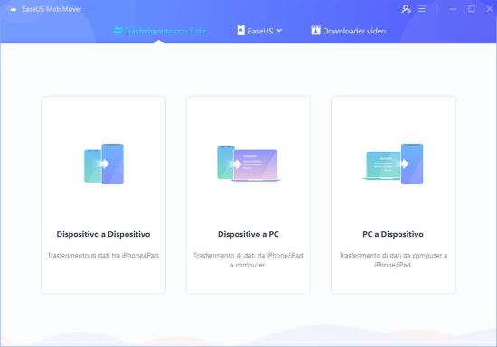 Come funziona EaseUS MobiMover Free