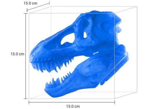 Grandezza oggetti di stampa 3D