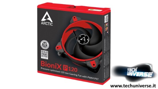 Arctic BioniX P120 scatola e unboxing