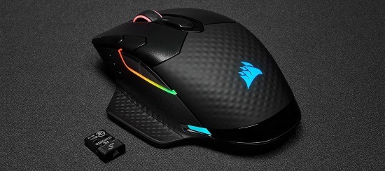 Zone di illuminazione a LED RGB mouse Corsair Dark Core RGB Pro