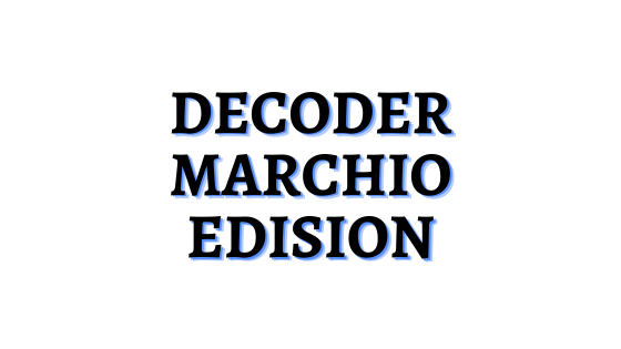 Decoder marchio EDISION