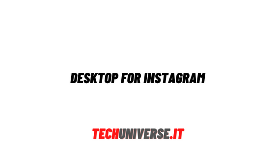 Desktop for Instagram