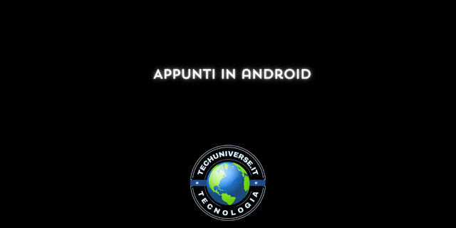 Appunti in android